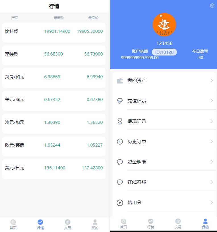 微交易源码-k线完好 UI精美 修复升级版本 因其他原因 已下架 不支持下载!